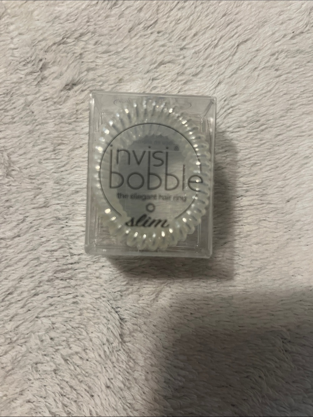 Slim invisibobble - Pearl White